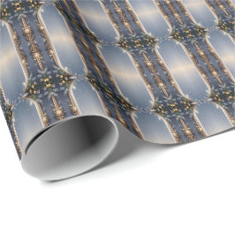 Kerstframe Vakantie Inpakpapier