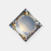 Kerstframe Vakantiedeken Servet (Hoek)
