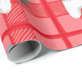 Kerstfranchie Gift Wrap Frans Bulldog Paper Cadeaupapier (Rol Hoek)