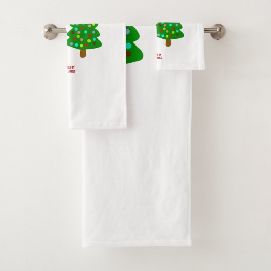 KerstFrankenCheese badkamerhanddoek Bad Handdoek (Insitu)