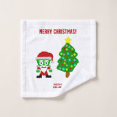 KerstFrankenCheese badkamerhanddoek Bad Handdoek (Wasdoekje)