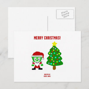 KerstFrankenCheese Briefkaart