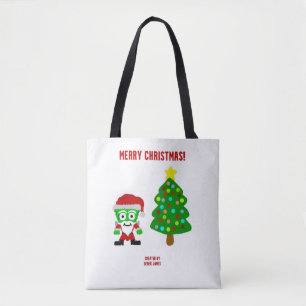 KerstFrankenCheese Canvas tas