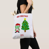 KerstFrankenCheese Canvas tas (Dichtbij)