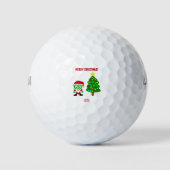 KerstFrankenCheese Golf Balls Golfballen (Voorkant)