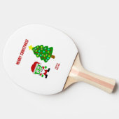 KerstFrankenCheese Ping Pong Paddle Tafeltennisbatje (Zijkant)