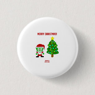 KerstFrankenCheese Round-Button Ronde Button 3,2 Cm