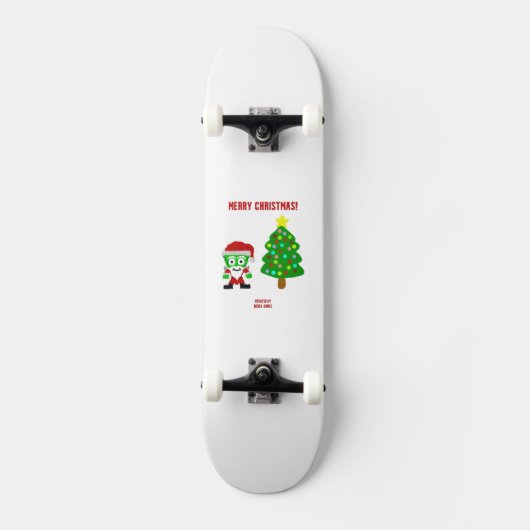 KerstFrankenCheese Skateboard (Voorkant)