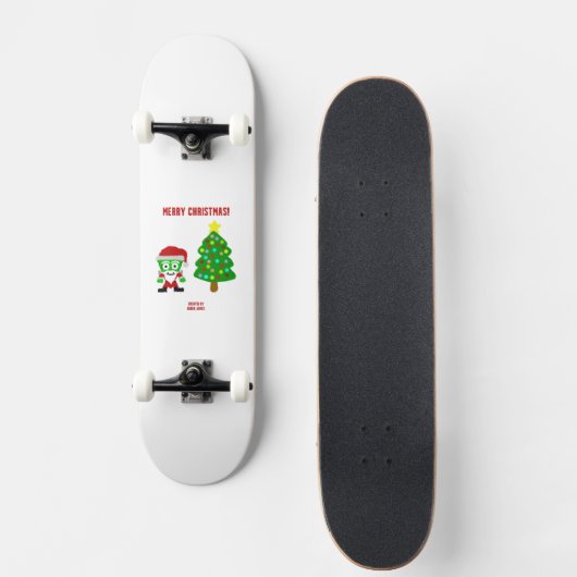 KerstFrankenCheese Skateboard (Voorkant)