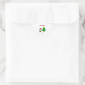 KerstFrankenCheese Star-Sticker Ster Sticker (Tas)