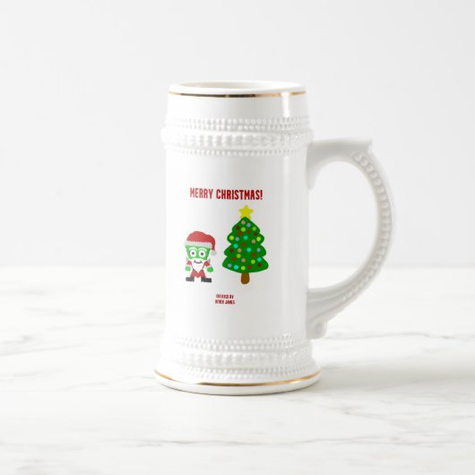 KerstFrankenCheese Stein-Mok Bierpul (Rechts)
