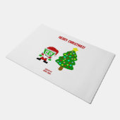 KerstfrankenKaas Deurklep Deurmat (Schuin)