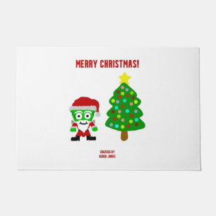 KerstfrankenKaas Deurklep Deurmat