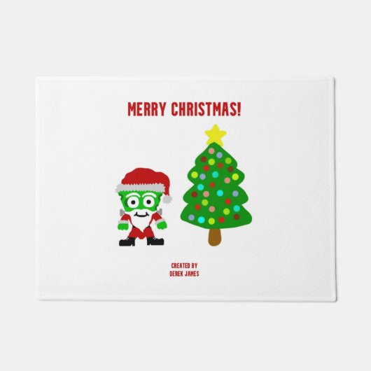 KerstfrankenKaas Deurklep Deurmat (Voorkant)