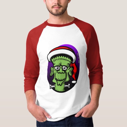 KerstFrankenstein T-shirt (Voorkant)