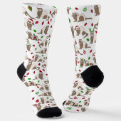 kerstfretsoks sokken (Gebogen)