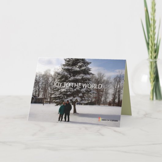 kerstfront feestdagen kaart (Voorkant)