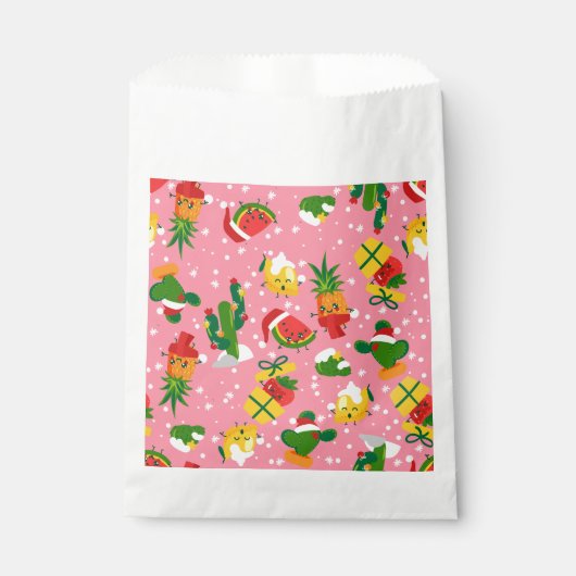 Kerstfruit Aardbei Watermeloen citroen Bedankzakje (Voorkant)