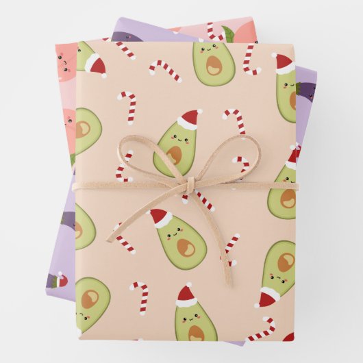 kerstfruit inpakpapier vel (In situ)