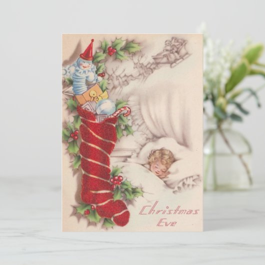 kerstfruitbomen feestdagenkaart (Staand voorkant)