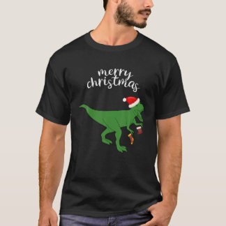 KerstFunny Dinosaur T Rex Pajamas Mannen Boys Ki T-shirt