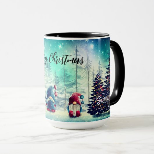 KerstFunny Gnomes Mok (Voorkant rechts)