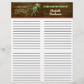 KerstFunny Velociraptor Dinosaur Recipes (Voorkant)