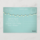 Kerstgala Forsyth Park Savannah GA Party Briefkaart (Achterkant)