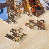 Kerstgalerij Kunst Fotopuzzels Winterstad Legpuzzel (Zijkant)