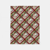 kerstgans fleece deken (Voorkant)