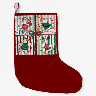 Kerstgans Grappig Vakantie Dier Rendier Eend Kleine Kerstsok
