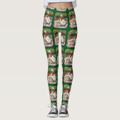 kerstgans leggings (Voorkant)