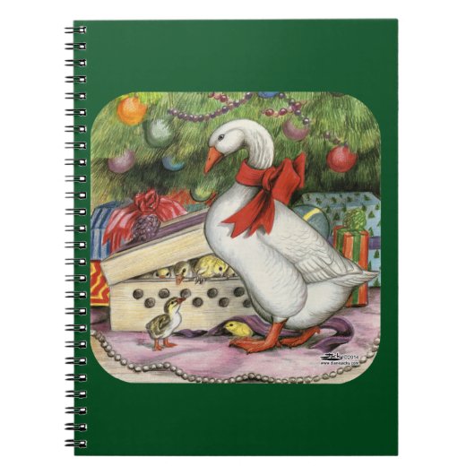 kerstgans notitieboek (Voorkant)