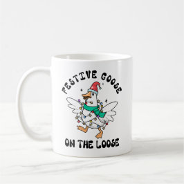 Kerstgans op de LOOSE Kerstmis Koffiemok