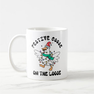 Kerstgans op de LOOSE Kerstmis Koffiemok