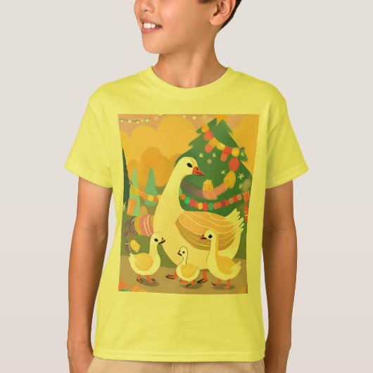 Kerstgans T-shirt (Voorkant)