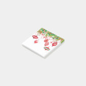 Kerstgarland en siervoorwerpen post-it® notes (Schuin)