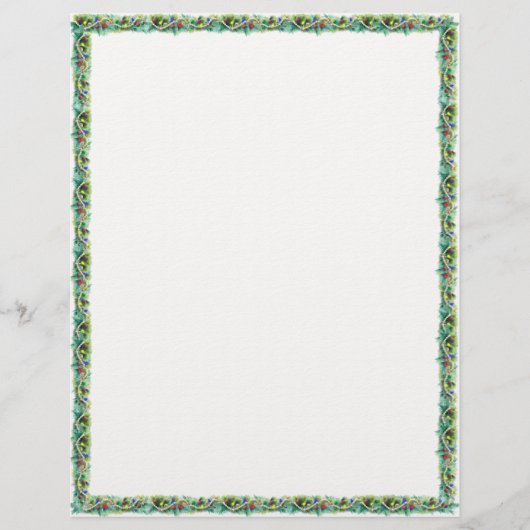 Kerstgarland Letterhead (Voorkant)