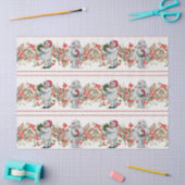 Kerstgarland  meisje Pinecone Berries Tissuepapier (Craft)