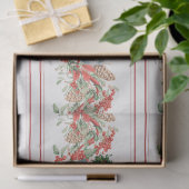 Kerstgarland  meisje Pinecone Berries Tissuepapier (Geschenk)