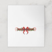 Kerstgarland Plaatskaartje (Buitenkant ongevouwen)