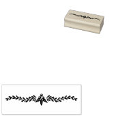 Kerstgarland Rubberstempel (Gestempeld)