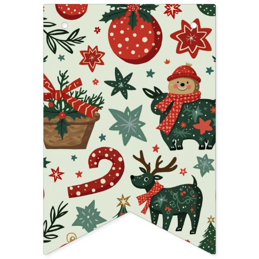 Kerstgarland Vlaggetjes (Tweede vlag)