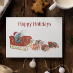 Kerstgarnaal Hermit Crab Crustaceancore Sled Briefkaart<br><div class="desc">Dit ontwerp kan worden gepersonaliseerd door de Edit optie van het Ontwerp te kiezen. Je kunt ook overdragen naar andere objecten. Neem contact met me op via colorflowcreations@gmail.com of gebruik de chatoptie bovenaan de pagina als u dit ontwerp op een ander product wilt plaatsen of hulp nodig hebt bij dit...</div>