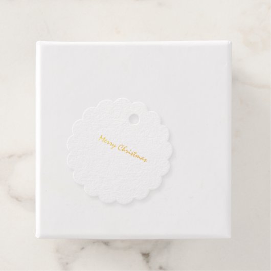 kerstgarnalen bedankjes labels (Met doos)