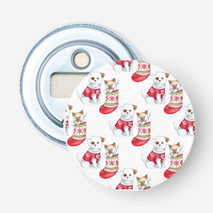 kerstgarnalen button flesopener