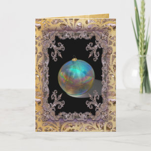 kerstgarneringen Victoriaans Feestdagen Kaart