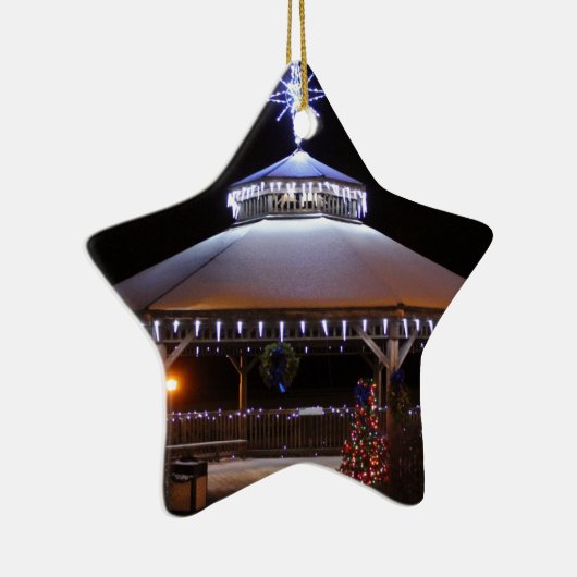 KerstGazebo Keramisch Ornament (Rechts)