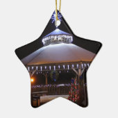 KerstGazebo Keramisch Ornament (Links)
