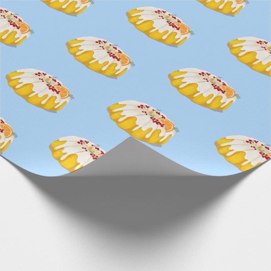 kerstgebak inpakpapier  (Hoek)